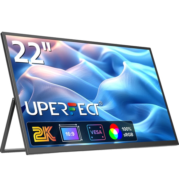 Bärbar Skärm, 100Hz Uppdateringsfrekvens, 1080P Upplösning,22tum, EU-kontakt Bärbar Skärm, 100Hz Uppdateringsfrekvens, 1080P Upplösning,22tum, EU-kontakt