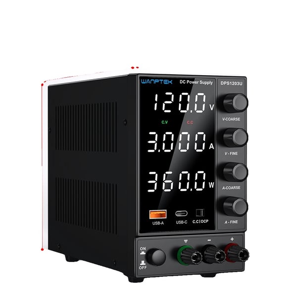 Säädettävä tasavirtalähde, 30V 10A, 60V 5A,DPS1203U 120V 3A Säädettävä tasavirtalähde, 30V 10A, 60V 5A,DPS1203U 120V 3A