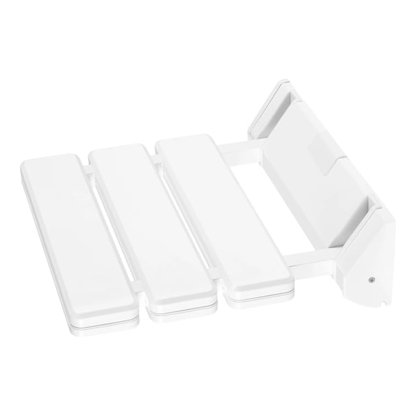 Duschstol, Väggmonterad, Fällbar Design,VIT