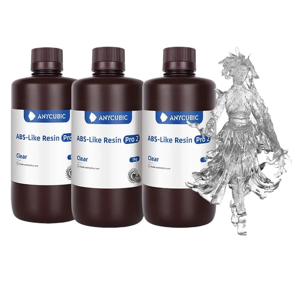 3D-printingharpiks, høj præcision, brugervenlig anvendelse,ABS Pro2 Klar-3kg
