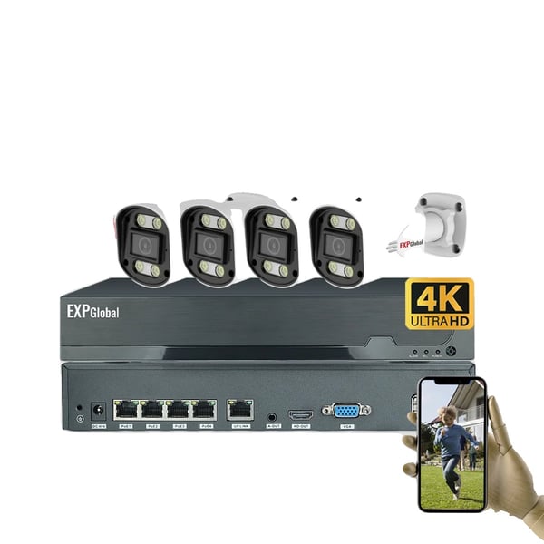 Sikkerhedskamerasystem, 5MP opløsning, kanalindgang, smart farve-natvision,1T, 4CH 4 Kugle Kamera Sikkerhedskamerasystem, 5MP opløsning, kanalindgang, smart farve-natvision,1T, 4CH 4 Kugle Kamera