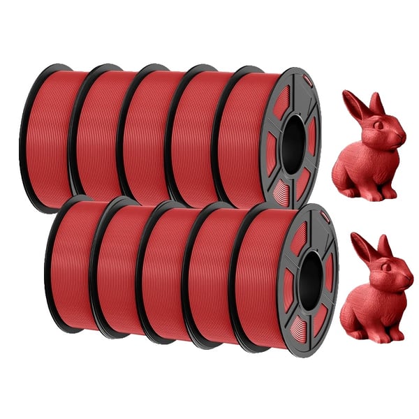 3D-printer filament, miljøvenlig, høj styrke,PETG Rød