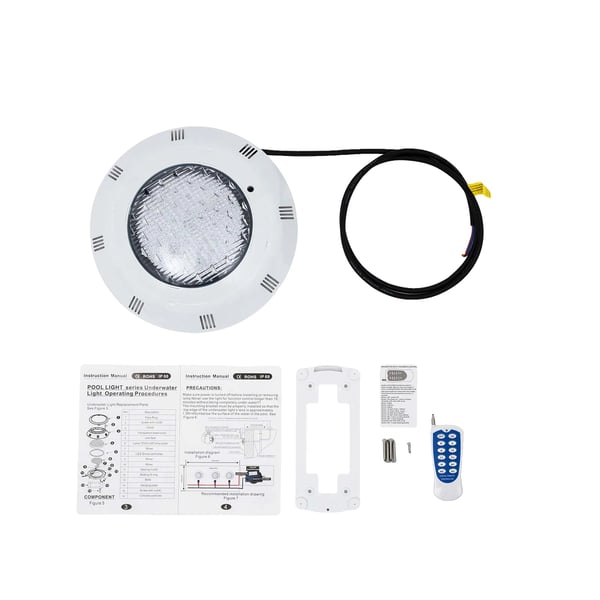 Underwater Pool Light, Remote Control, IP68 Waterproof, Changeable, 45W Underwater Pool Light, Remote Control, IP68 Waterproof, Changeable, 45W