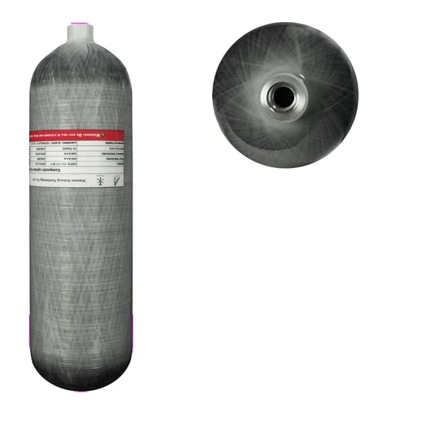TUXING Højtrykscylinder, 4,7L kapacitet, 300BAR arbejdstryk,4,7 liter
