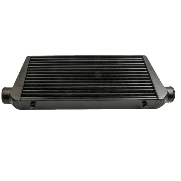 Turbo Intercooler, 600x300x76 mm, Rör- och Flänsdesign,svart Turbo Intercooler, 600x300x76 mm, Rör- och Flänsdesign,svart