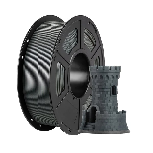 PLA filament, tilgængelig i flere vægte, højhastighedsprintning,10kg PLA Grå PLA filament, tilgængelig i flere vægte, højhastighedsprintning,10kg PLA Grå