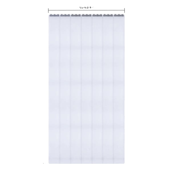 PVC-nauhaovi, läpikuultava muotoilu, helppo asennus,Läpinäkyvä