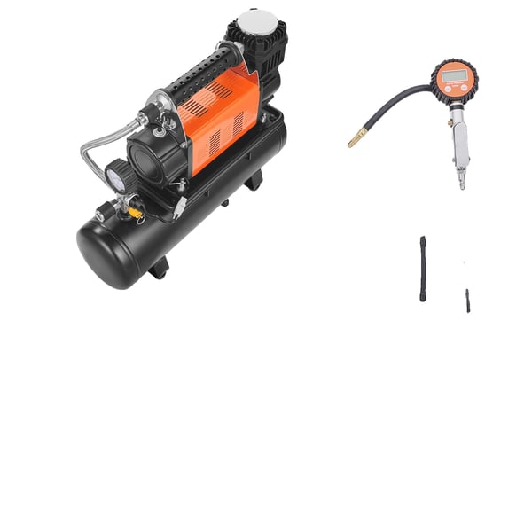 12V Heavy Duty Luftkompressor, 150 PSI Maksimalt Tryk,6L Tank