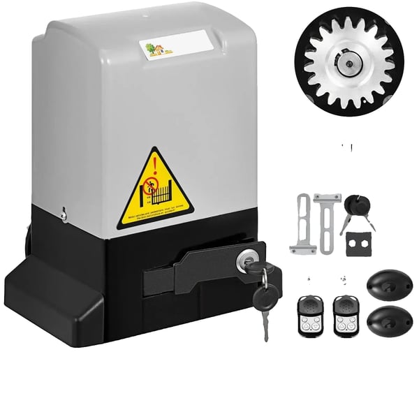 Automatisk grindöppnare, 1300 lbs kapacitet, 2 fjärrkontroller, PY600AC