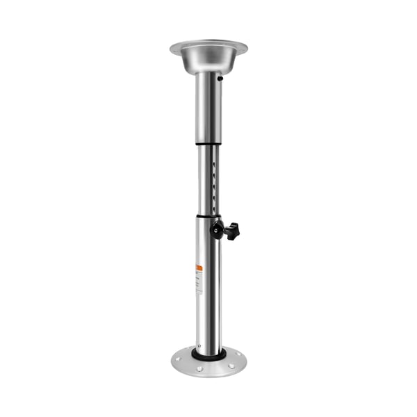 Justerbar Bordfod, Letvægtsdesign, 25 kg Belastningsevne,Sølv
