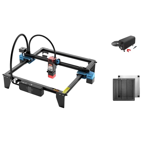 Lasergraver, 300 x 300 mm Graveringområde, Kraftfuld Ydelse,Arbejdsområde 300x300mm, EU Stik, TTS-10 Pro Mulighed 4