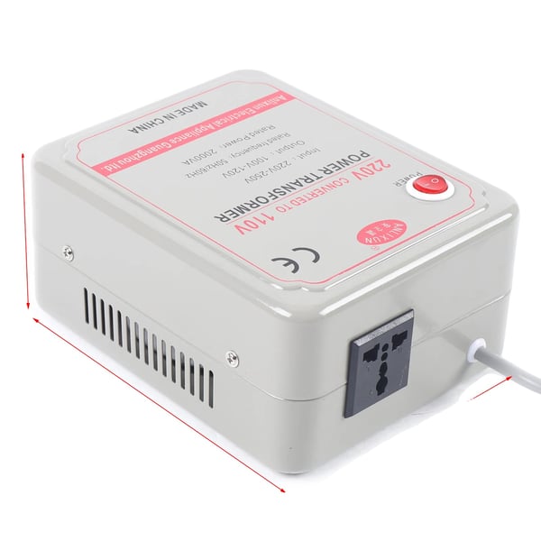 Jännitemuunninmuuntaja, 220V:sta 110V:iin, 500W, 1000W, 2000W vaihtoehdot,2000W