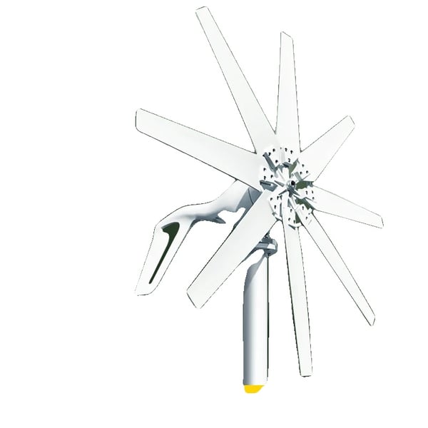 Vindmøllegenerator, høj effektivitet, understøtter solenergiinput,12V, 1000W, Med Mppt Controller