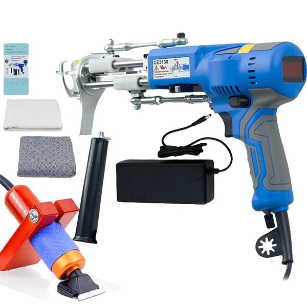 Tuftingpistol, elektrisk klipp- och slingfunktion, lättviktsdesign,NEJ.14