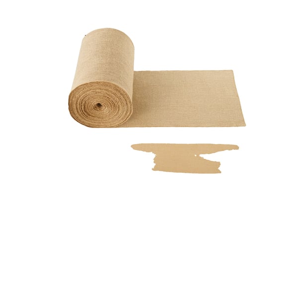 Saksetekstiilirulla, luonnollinen juuttimateriaali, kestävä askarteluun ja puutarhanhoitoon,14tuumaa150jalkaa, XL Saksetekstiilirulla, luonnollinen juuttimateriaali, kestävä askarteluun ja puutarhanhoitoon,14tuumaa150jalkaa, XL
