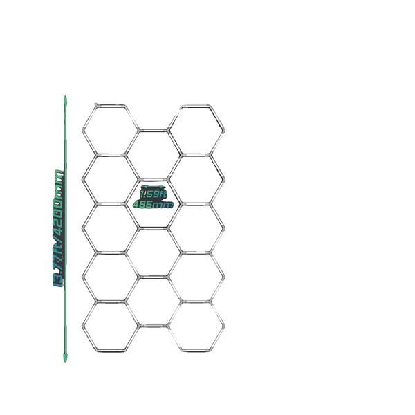 Garage Lys, Energi Effektiv, Alsidig Anvendelse,14 Hex Kit