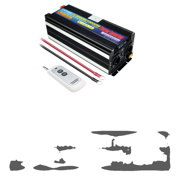 Inverter, 10000W Toppeffekt, EU-kontaktkompatibilitet, 10000W-24V-220V Inverter, 10000W Toppeffekt, EU-kontaktkompatibilitet, 10000W-24V-220V
