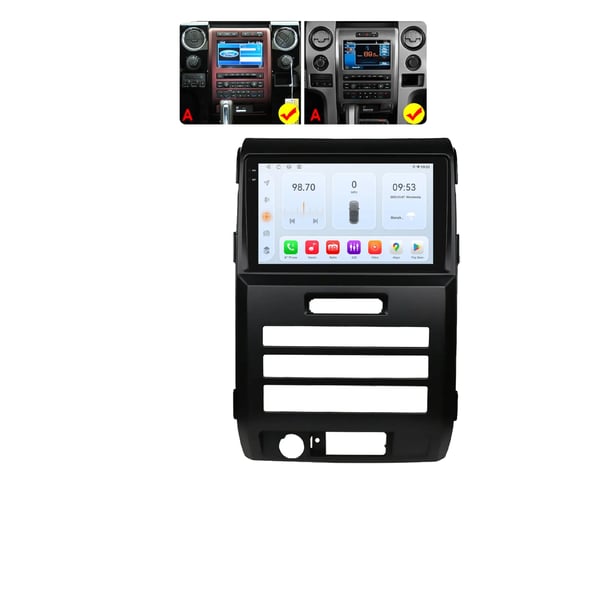 Multimedia System, Högupplöst Skärm, Kompatibel med Ford F-150 2015-2021,QS1 8Core 3G 32G A