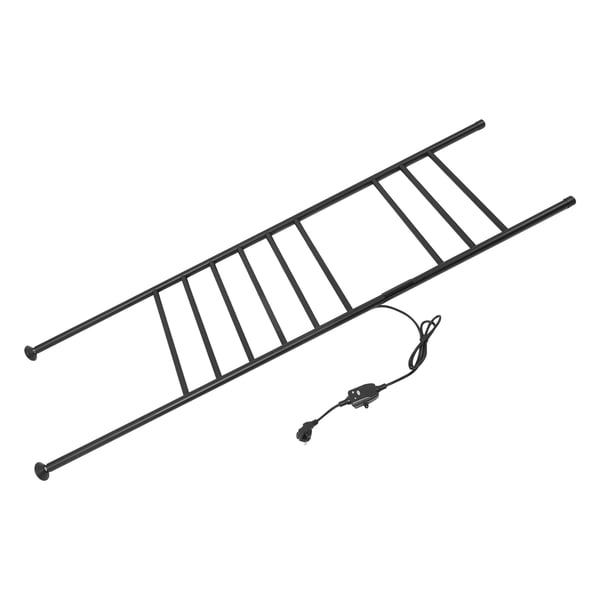Sähkökäsipyyhekuivain, kosketusohjaus, vedenkestävä muotoilu, musta, EU, 220V