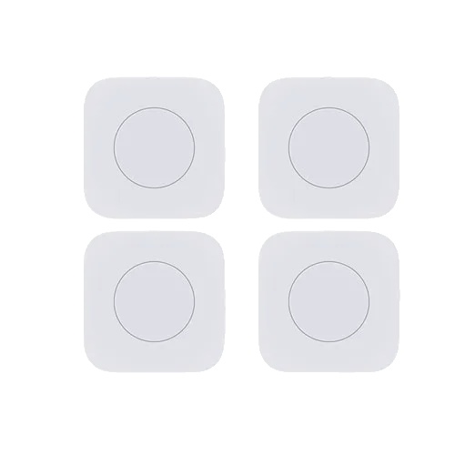 Smart trådløs mini switch, ZigBee-forbindelse, kompakt design,4 stk trådløs kontakt Smart trådløs mini switch, ZigBee-forbindelse, kompakt design,4 stk trådløs kontakt