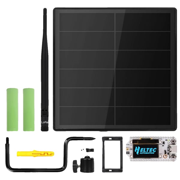 Sol Lora Nod, 6000mAh Batteri, Miljövänlig Energi,Heltec Lora And 2Bat Sol Lora Nod, 6000mAh Batteri, Miljövänlig Energi,Heltec Lora And 2Bat