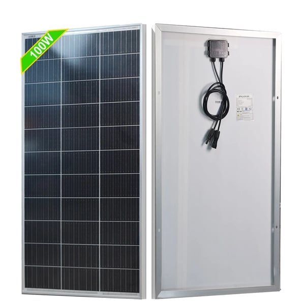 Aurinkopaneeli, 100W Maksimiteho, Monokiteinen Piili, Kestävä Alumiinirunko,100W aurinkopaneeli Aurinkopaneeli, 100W Maksimiteho, Monokiteinen Piili, Kestävä Alumiinirunko,100W aurinkopaneeli
