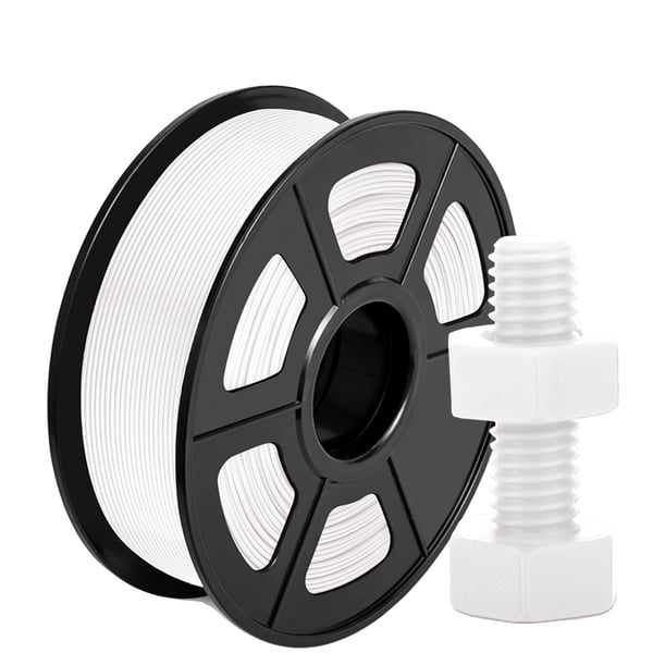 3D-filamentti, ABS-materiaali, 1,75 mm halkaisija, VALKOINEN-1kg