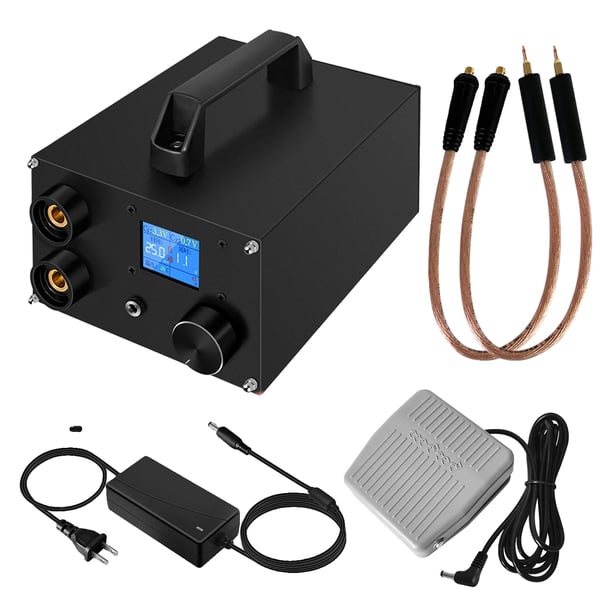 Punktsvetsmaskin, 1400A topputgång, 110V-240V spänning, kompakt design,EU