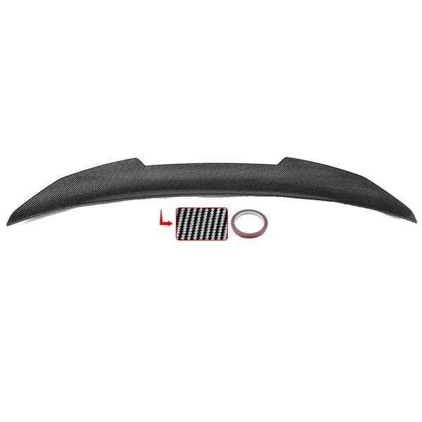 Bagspoiler, Duckbill PSM stil, passer til BMW 4 Series G22 Coupe 2021-2024,Kulfiberlook