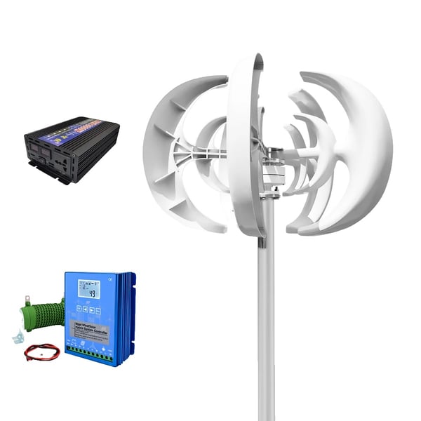 Tuulivoimageneraattori, 5000W Teho, Pystyakselin Suunnittelu, Lasikuitu Terät,24V, Invertterijärjestelmällä-a, 5000W-a Tuulivoimageneraattori, 5000W Teho, Pystyakselin Suunnittelu, Lasikuitu Terät,24V, Invertterijärjestelmällä-a, 5000W-a