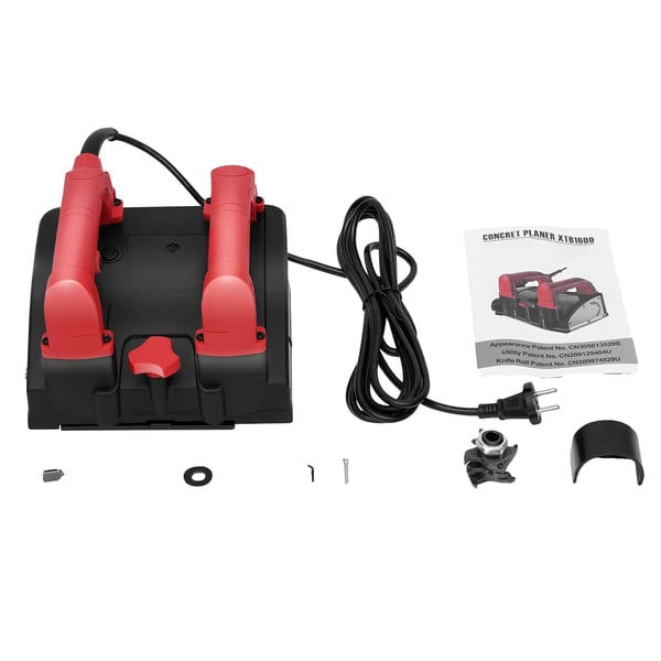Elektrisk Väggslip, 1200W Effekt, Justerbar Hastighet,Röd Elektrisk Väggslip, 1200W Effekt, Justerbar Hastighet,Röd