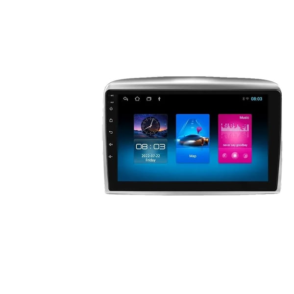 Autoradio, 9 tuuman kosketusnäyttö, Android 13 -yhteensopivuus,P1L