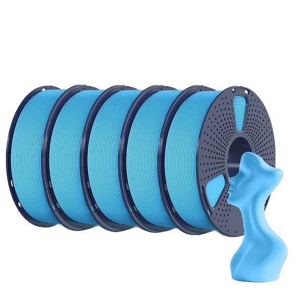 3D-printer filament, høj hastighed, mat finish,himmelblå