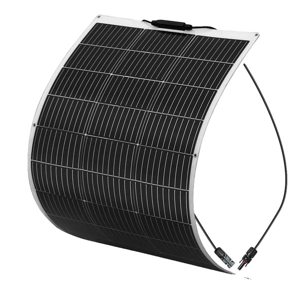 Fleksibel Solpanel, 100W Effektudgang, Letvægtsdesign,Kun 100W hvid Fleksibel Solpanel, 100W Effektudgang, Letvægtsdesign,Kun 100W hvid