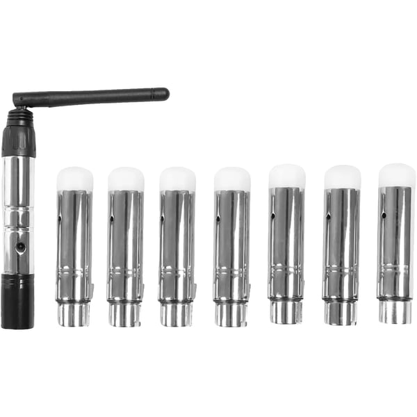 Trådløs DMX512 Scene Belysning Sender, 7 Modtager Kit, Langdistance Kommunikation,sølv