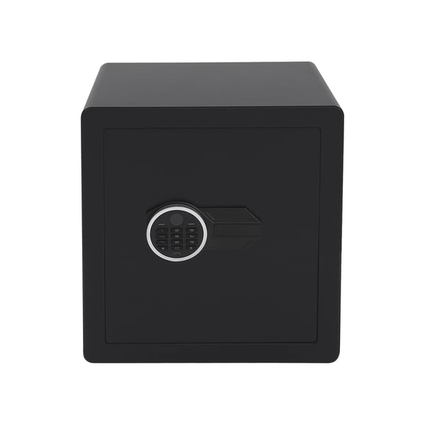 Elektronisk sikkerhedsskab, kombinationslås, holdbart design,sort