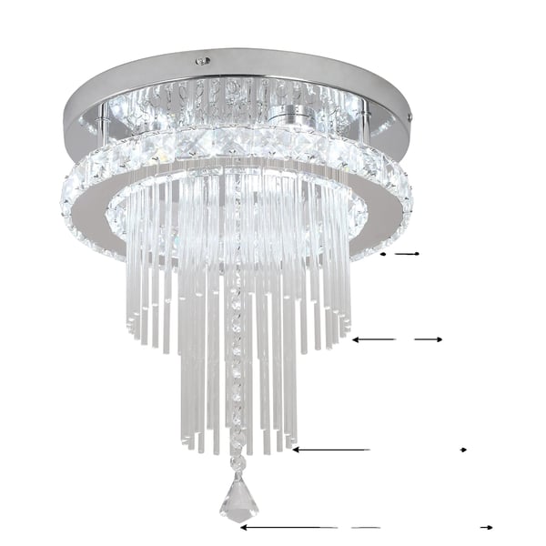 Kristallkrona, LED-ljuskälla, dimbar, mångsidig användning,föränderlig, SM01 Kristallkrona, LED-ljuskälla, dimbar, mångsidig användning,föränderlig, SM01