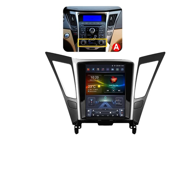 Autoradio, kosketusnäyttö, yhteensopiva Hyundai Sonata YF 8 2010-2018 kanssa,S6 Tyyppi A