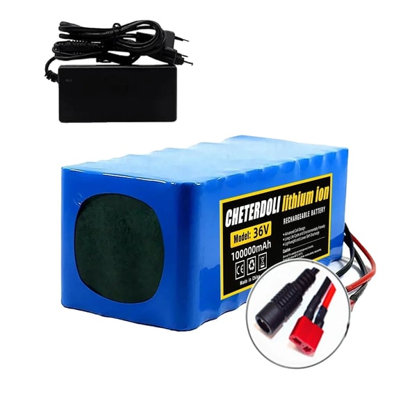 Elektrisk Scooter Litiumbatteri, 100Ah Kapacitet, 36V Spänning, DC-T Kontakt Elektrisk Scooter Litiumbatteri, 100Ah Kapacitet, 36V Spänning, DC-T Kontakt