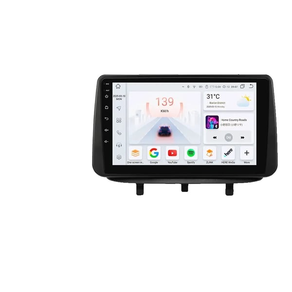 Android Bilspelare, 9-tums Pekskärm, Inbyggd GPS,S1 (8Core 3G 32G)