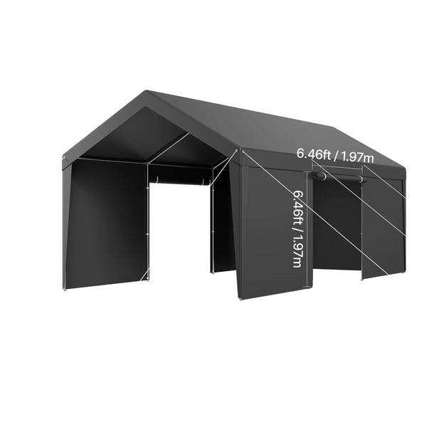 Carport, UV-beständig, vattentät,10x20ft