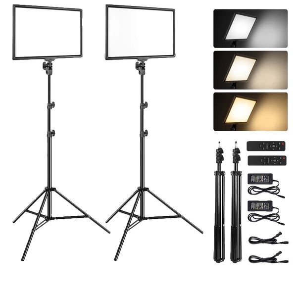LED Panel Lys, Justerbar Lysstyrke, Høj Farvenøjagtighed,HVID