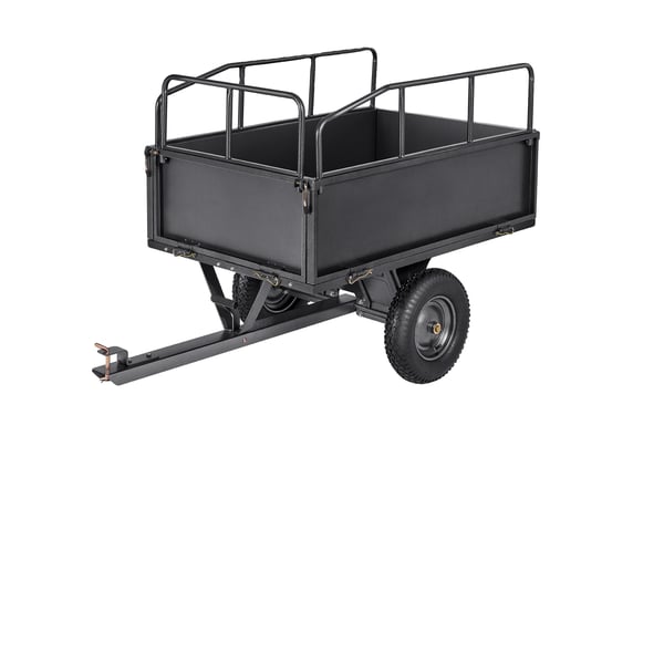 Puutarhan käyttötrailer, teräsrakenteinen, 600 lbs kapasiteetti,17ku.ft Puutarhan käyttötrailer, teräsrakenteinen, 600 lbs kapasiteetti,17ku.ft