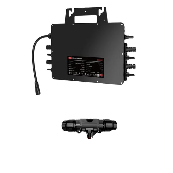 Aurinko Mikroinvertteri, 2500VA Ulostulo, WiFi Seuranta,22-50V-a, T, 230V-a