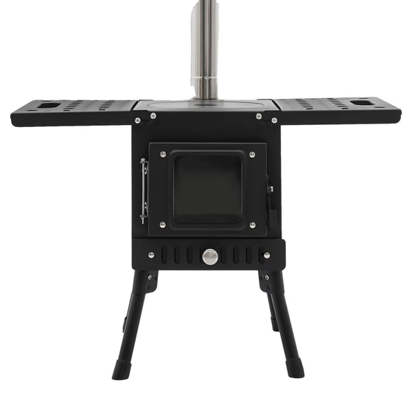 Campingkök, högkvalitativt kolstål, bärbar och hopfällbar design,svart Campingkök, högkvalitativt kolstål, bärbar och hopfällbar design,svart