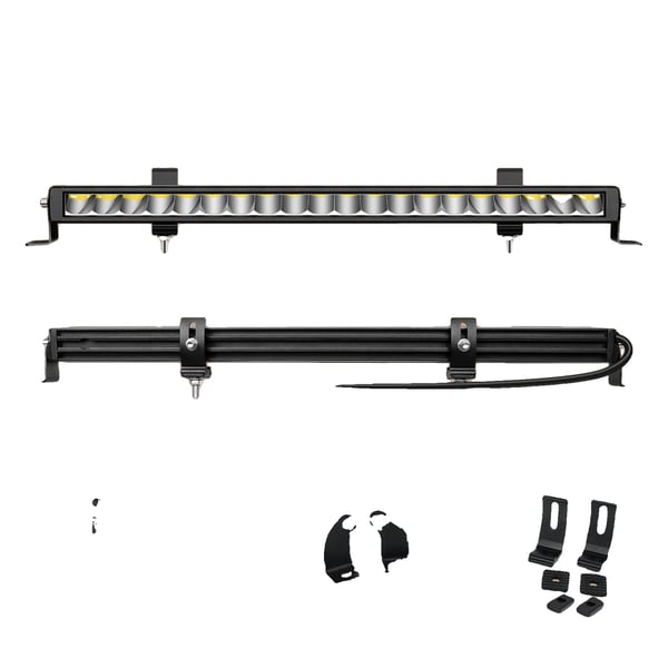LED Lyskærm, Højtydende Belysning, Robust Design,1x23tommer 60W ingen ledning