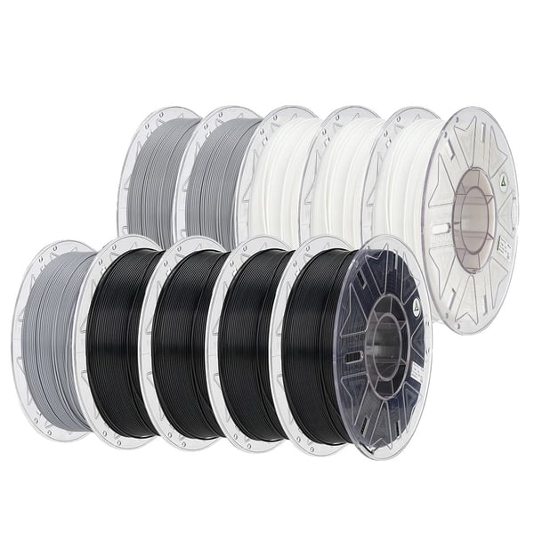 PLA-lanka, 3D-tulostimelle, nopea tulostus, automaattinen värintunnistus, 4Musta 3Valkoinen 3Harmaa PLA-lanka, 3D-tulostimelle, nopea tulostus, automaattinen värintunnistus, 4Musta 3Valkoinen 3Harmaa
