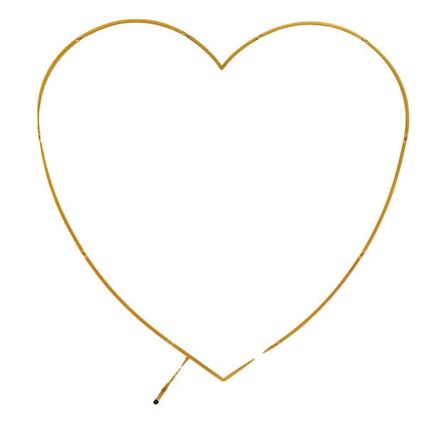 Hjärtbåge Ställning, Idealisk för Bröllop, Hållbar Kolfiberstål,M, Guld Hjärtbåge Ställning, Idealisk för Bröllop, Hållbar Kolfiberstål,M, Guld