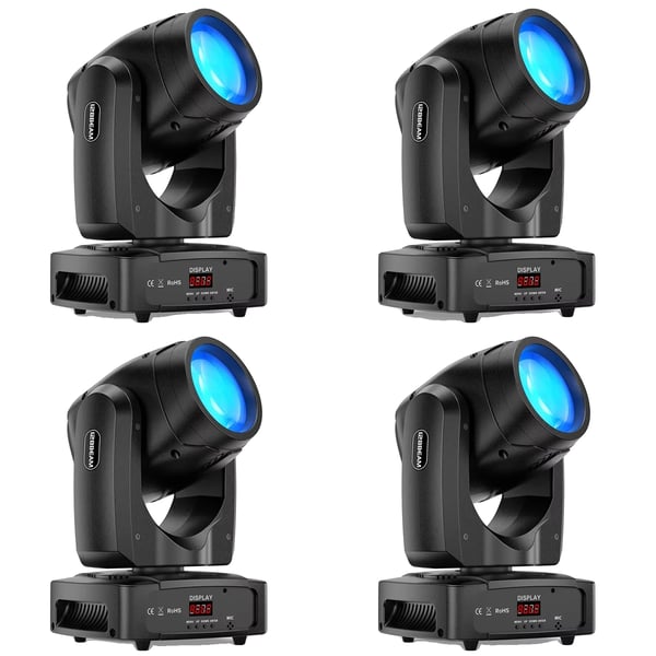 Liikkuvat valot, 200W teho, DMX-ohjaus,ZQ02255-4Kpl, EU Plug Liikkuvat valot, 200W teho, DMX-ohjaus,ZQ02255-4Kpl, EU Plug