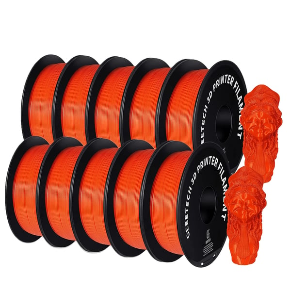 3D-tulostusfilamentti, PETG-materiaali, 1,75 mm halkaisija, Oranssi 3D-tulostusfilamentti, PETG-materiaali, 1,75 mm halkaisija, Oranssi